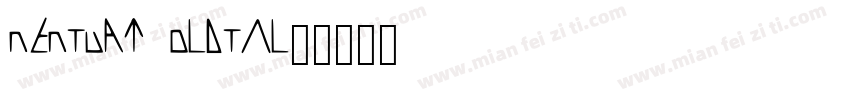 VnNCentury BoldItal字体转换